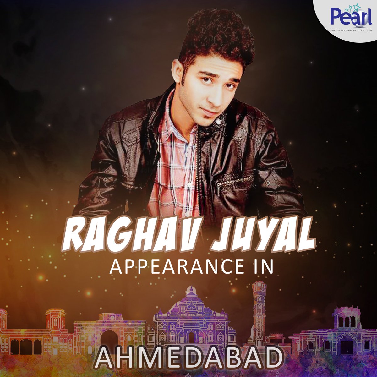 _Pearl_Team's tweet photo. Gear up Ahmedabad for the versatile @TheRaghav_Juyal in your city !!
#PearlTalentManagement #PearlTalent #RaghavJuyal #Ahmedabad #appearance #incredible #dance #bollywood #pearlevent #versatileraghav #dancer #gigtime https://t.co/KcQFLHMbHt