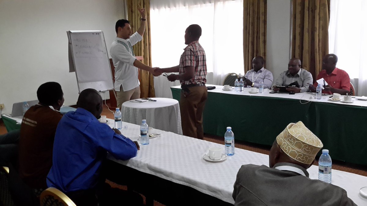 cntabyo's tweet photo. Agriterra Coffee clients from Tanzania, Kenya,Uganda and DRC were given tips on how to engage coffee buyers, financial institutions and other players in the coffee value chain. They are now ready for AFCA conference and exhibition @YorickBruins https://t.co/SJ1B8FKyd4