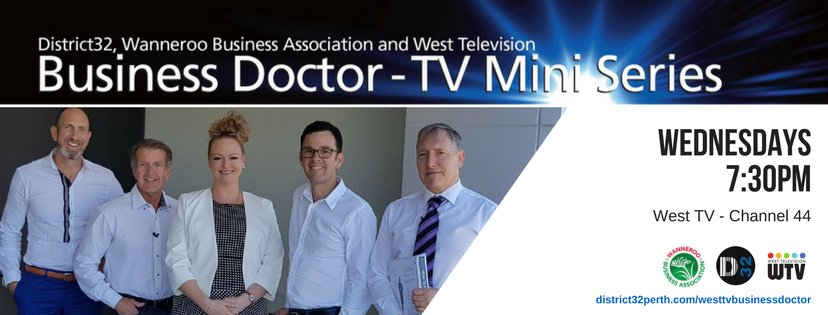 WTVPerth's tweet image. Don't miss the second episode of our new TV mini series the #BusinessDoctors today.
Every Wednesday on Channel 44 at 7:30pm.
#BusinessDoctorTV
