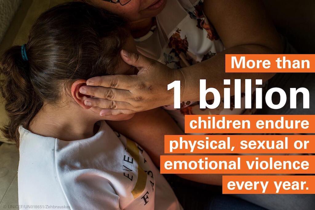 One in two children around the world have suffered physical, sexual or emotional violence in the past year. Violence against children must stop now, #EndViolence! bit.ly/2F0WfnZ #EndViolenceSWE