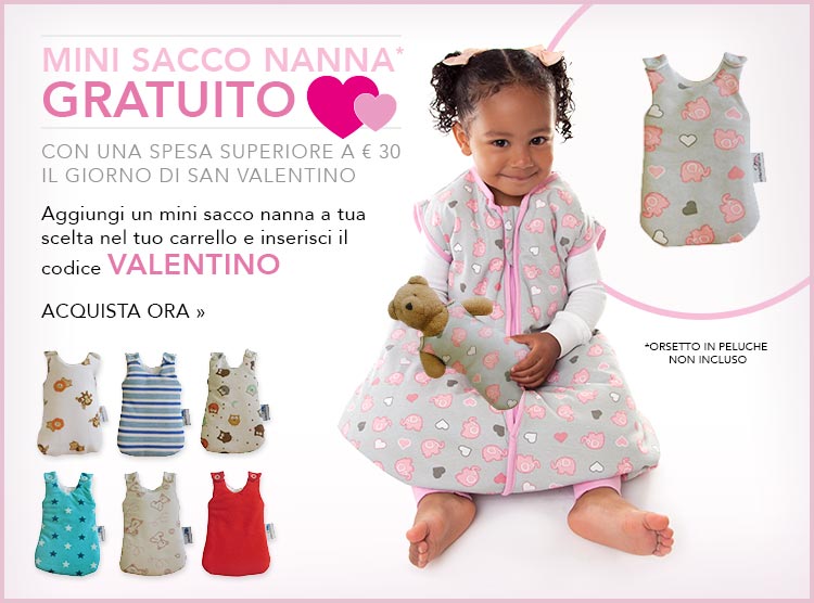 SlumbersacIT's tweet photo. Ti piacciono i regali ? Il giorno di San Valentino se spendi più di € 30 avrai un Mini Sacco Nanna GRATUITO. inserire il codice VALENTINES al check-out.
https://t.co/ChXdC88F83
#Valentino #SanValentino #MiniSaccoNanna https://t.co/XUPZcWKQYc