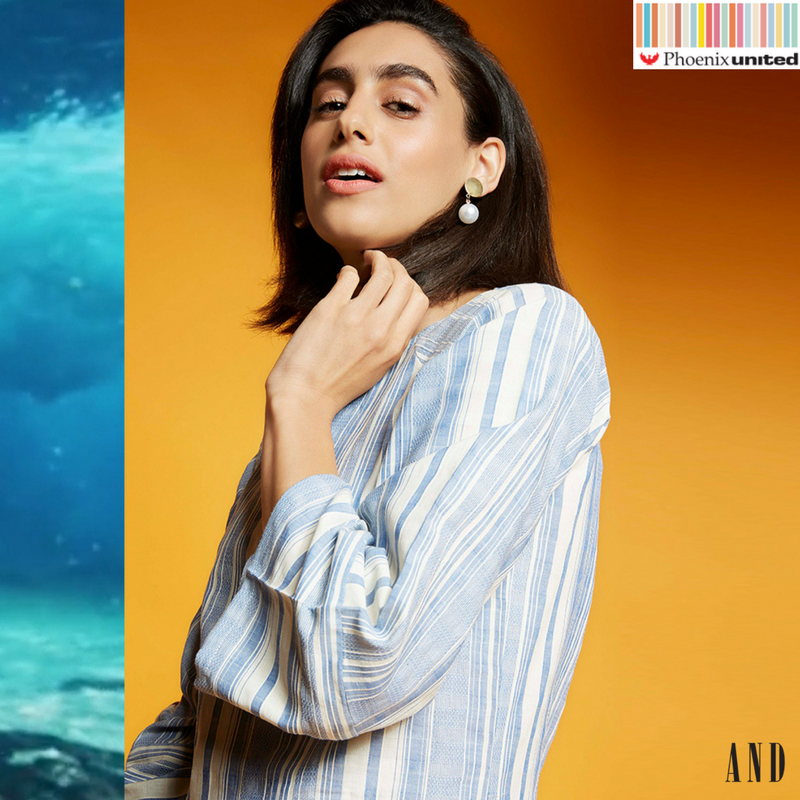 PhoenixUniLko's tweet photo. Originally called marinière or Breton-stripe, the classic nautical stripe should be your go-to pattern this season. Get this look at AND in #PhoenixUnitedMall #Lucknow
#ANDsummer #Adventuresatsea #nautical #Summer18 #StylebyAND #AND #HappyValentinesDay https://t.co/zuRx8UK1ji