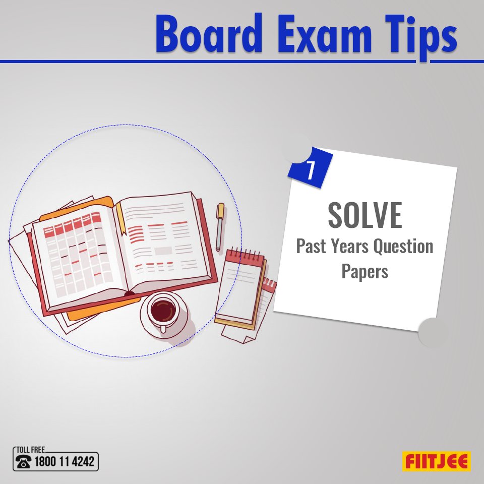 fiitjeesouthdel's tweet image. #BoardExamTips 💡 
Solving past years’ #questionpapers helps in understanding the level of difficulty of the #boardexamination. Also, it helps in getting familiar with the frequently asked questions and the main #concepts. While attempting the #papers, #notice the weightage#marks