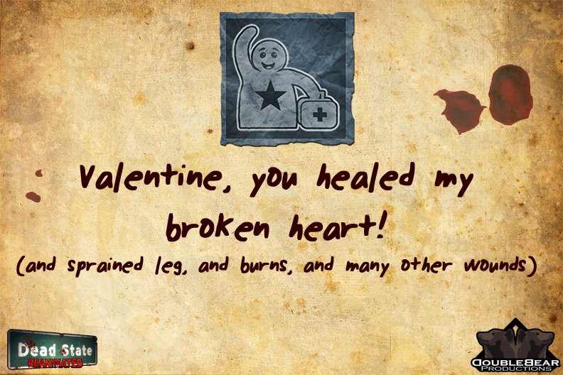 Dead State Valentines, Batch #1 - get em while they're twitching!