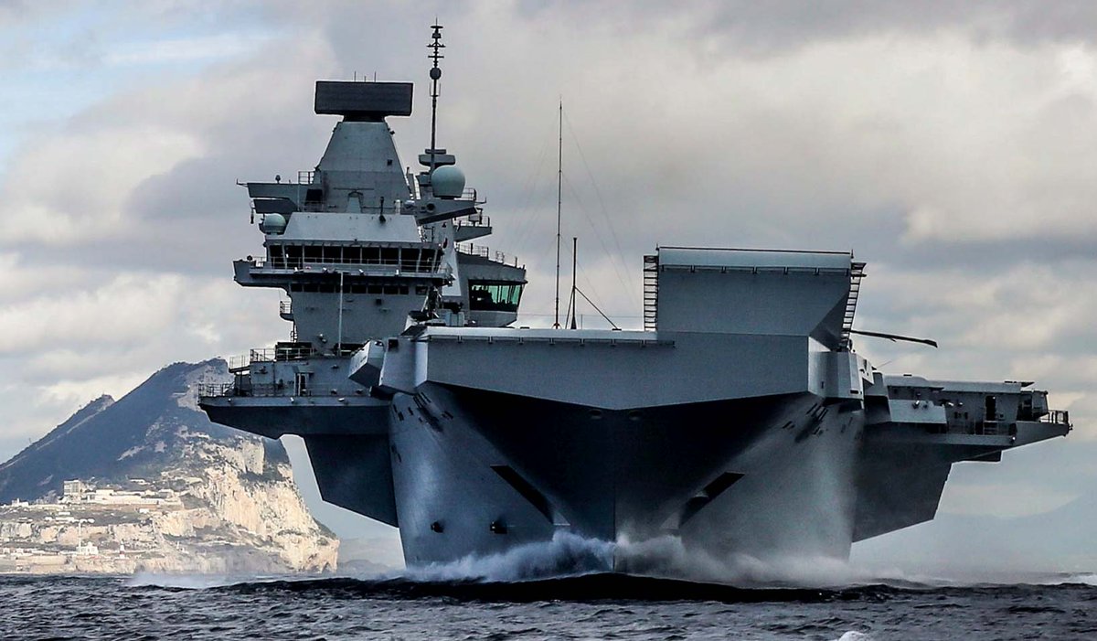 NavyLookout's tweet image. 65,000 tonnes, 100,000 shp 
coming your way 

@HMSQnlz