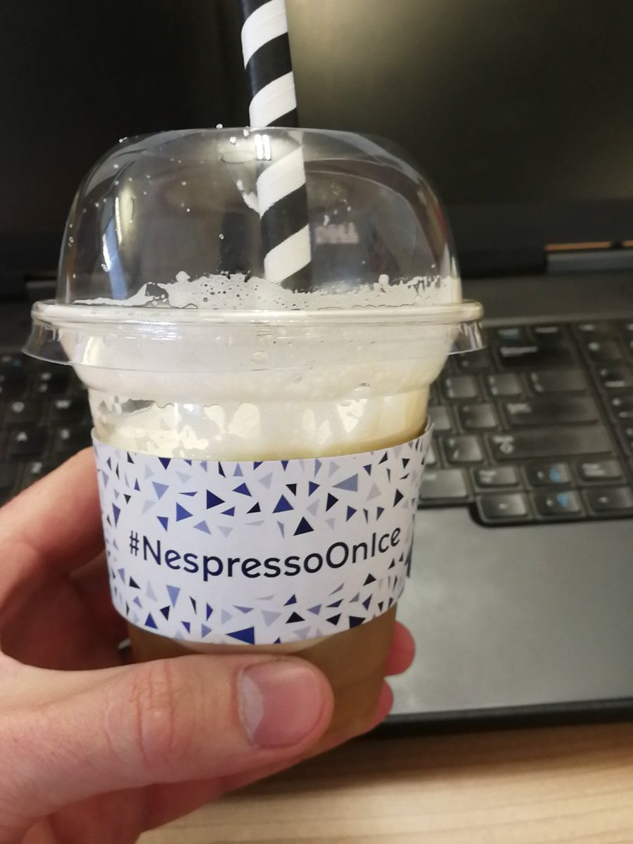 TwillG's tweet photo. @jacarandafm spoiling us with #NespressoOnIce https://t.co/MpKMUPtugr