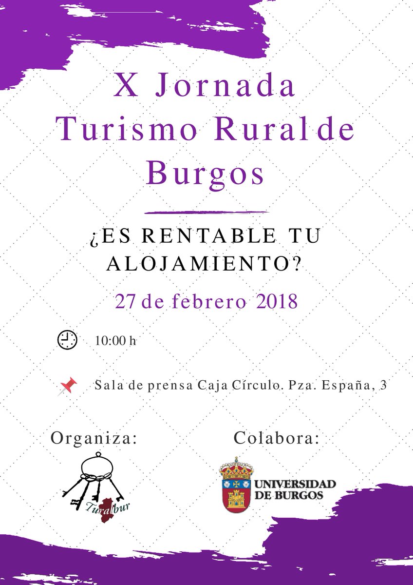 Turalbur's tweet photo. Buenos días!

El día 27 de febrero tendrá lugar la X JORNADA DE TURISMO RURAL DE LA PROVINCIA DE BURGOS. 📜

¡Anímate a venir! Para inscribirse o para más información, manda un correo a
tecnico@turalbur.com

¿Nos ayudas con un RT? 😊

#VuélveteRural #BurgosProvincia https://t.co/zF39E0CdJN