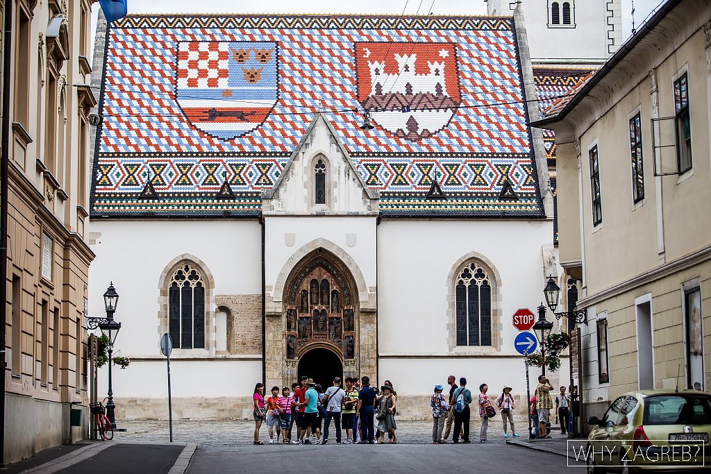 WhyZagreb's tweet photo. The most beautiful roof in Zagreb - St. Mark's Church 😍 #VisitZagreb #Zagreb #Architecture #WhyZagreb https://t.co/Ub11ZcvAmr