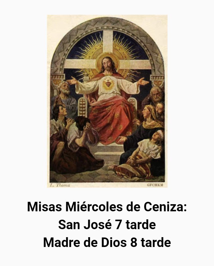 PMdeDiosJerez's tweet photo. Te recordamos el horario de hoy #MiercolesDeCeniza https://t.co/nwmT3cYOiZ