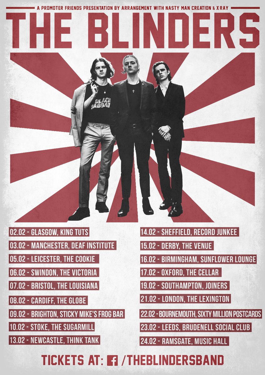 2QDerby's tweet photo. .@TheBlindersBand are back in Derby this Thursday after a storming set at our 2017 2Q.

📍@TheVenueDerby
⏰7.30PM
🎟https://t.co/EDj36Gsfz9 https://t.co/dHrBLqpLnQ