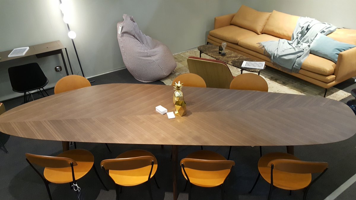 Zanotta and Dominio together at the exhibition Interior Mebel in Kiev from February 7th to 10th, 2018.