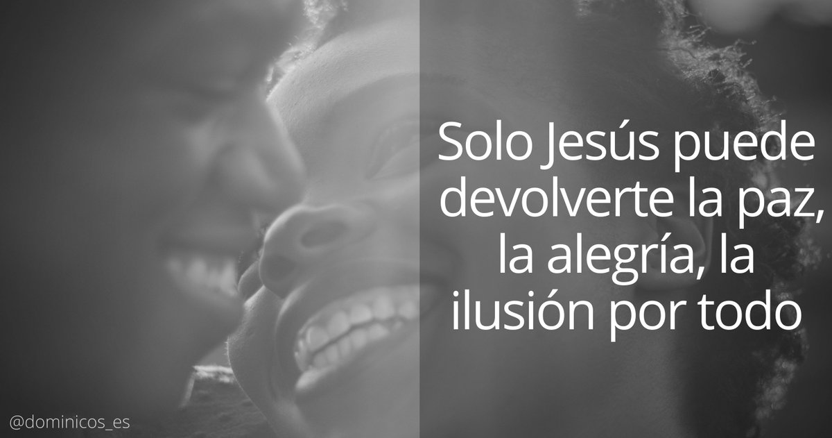 MJDAsuncion's tweet photo. Solo Jesús puede enderezar tu día, devolverte la paz, la alegría, la ilusión por todo. https://t.co/QqJxbXun8j
@dominicos_es https://t.co/VnGigiA8Zi