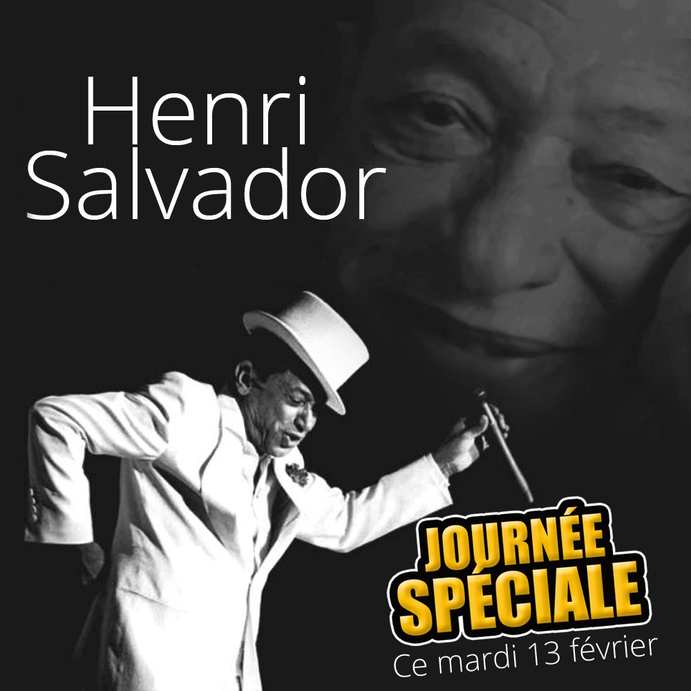 Sud_Radio's tweet photo. Ce 13 février, cela fera 10 ans qu'Henri Salvador nous a quitté. Artiste  populaire très apprécié du grand public, Henri Salvador a laissé de nombreuses chansons cultes dans toutes les mémoires... Nous les redécouvrirons ensemble ce mardi ! https://t.co/GvEfP9W6xD