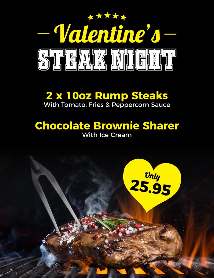 Book now for #ValentinesDay at #jacksabg by calling 01616281077 or go to jacksabg.co.uk