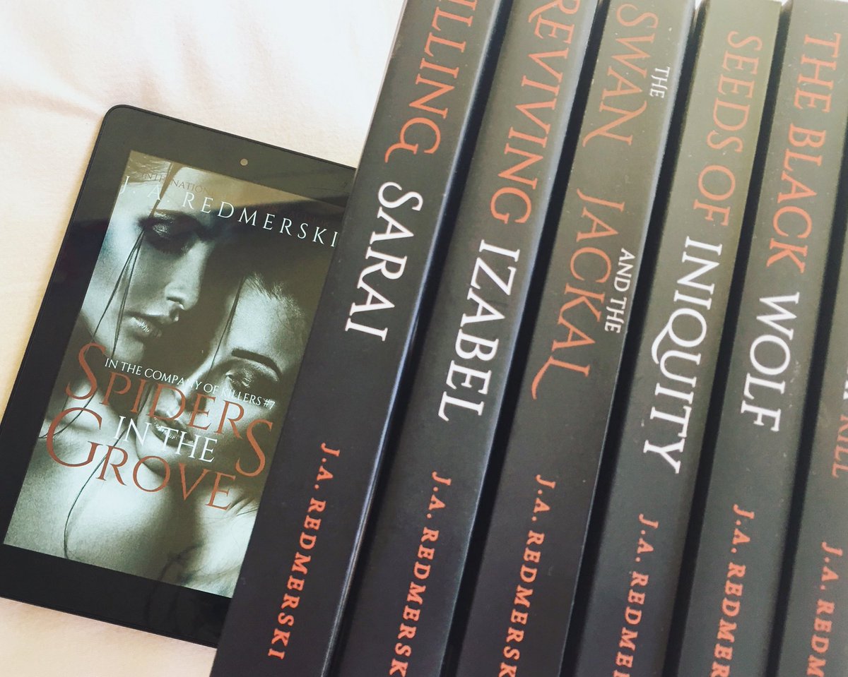 Spiders in the Grove by J.A. Redmerski is LIVE!!! My most anticipated book from by my favourite series; In The Company of Killers 🔪🖤
