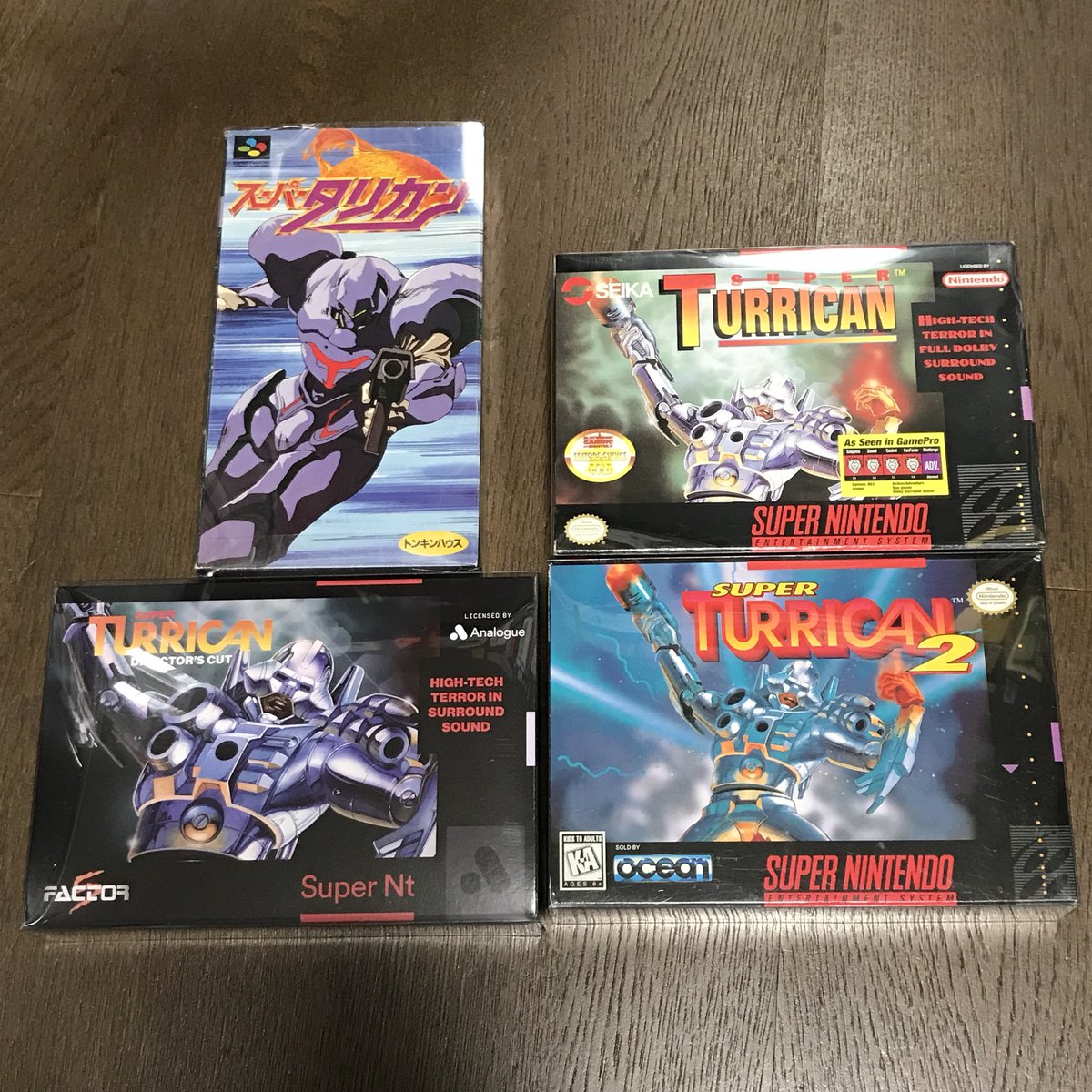 スーパーファミコンとSNESのスーパータリカンが大集合！早速