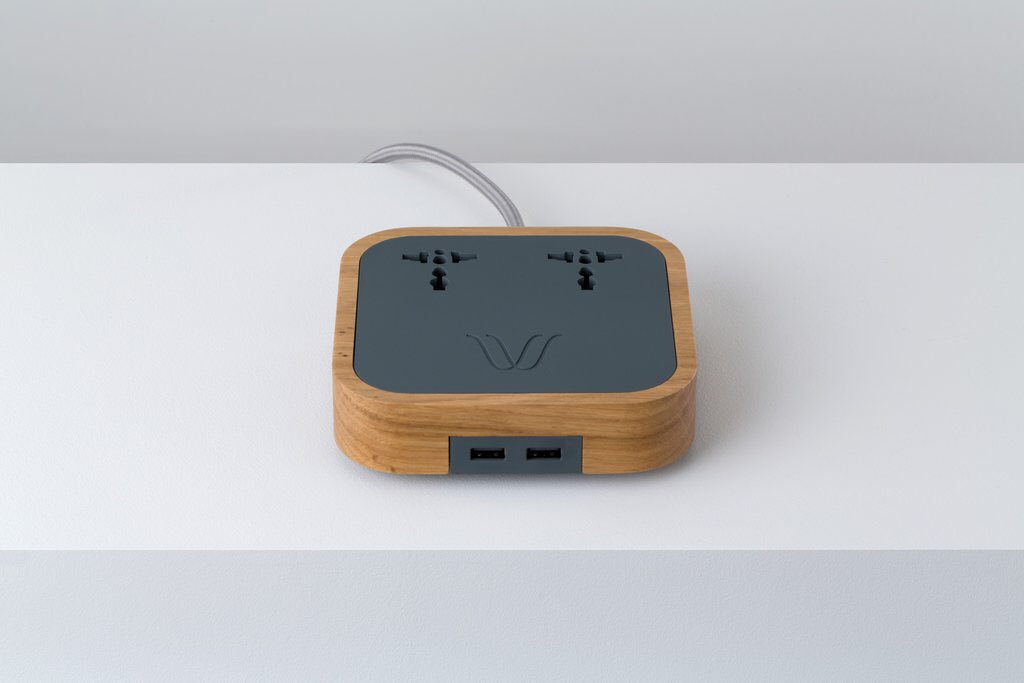 Vela_Life's tweet photo. The Woodie - A unique all-in-one Power Hub that combines the most common power solutions such as USB ports with Wireless Charging tech. Thanks to its modern shape, crafted with nature most refined materials, Woodie perfectly suits classical, modern &amp; minimal interiors. #VelaLife https://t.co/BLX0kVrdXx