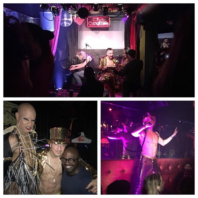 davidraleigh's tweet photo. At @clubcumming celebrating the birth of my talented friend @sirarigold with @kevinaviance and legions of #goldnation fans. Stellar concert performance by the birthday boy of his album #soundtracktofreedom https://t.co/OAdSXTnOR7 https://t.co/t8rBkhRLuS