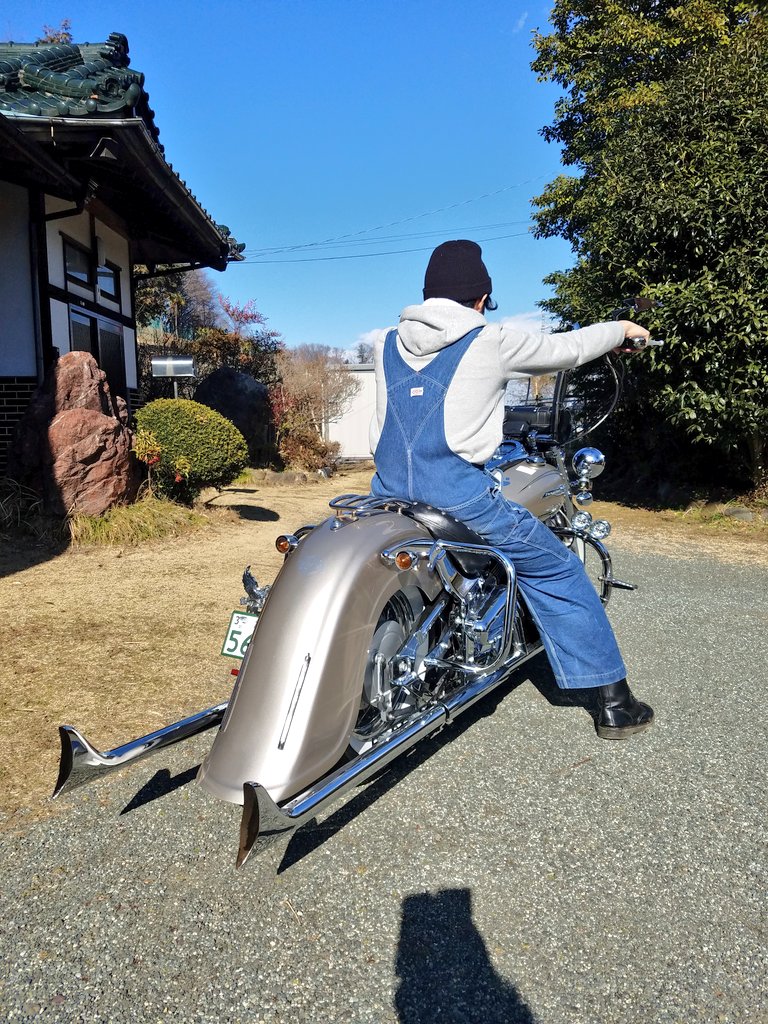 ドラッグスター400 純正タンク　アメリカン　チョロスタイル ドラッグスター400 ハーレー バガーチョロスタイル