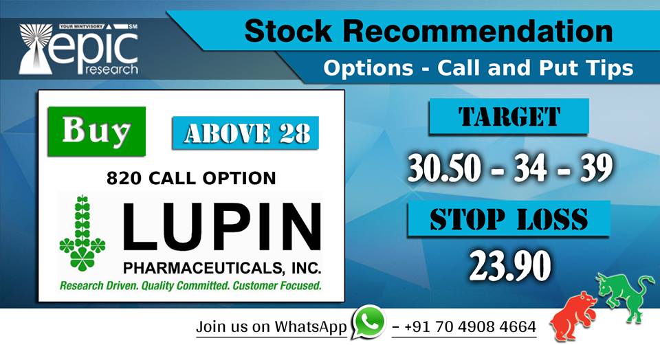 Epic_Research's tweet image. #EpicResearch #OptionsTips 12th February&apos;18

#Lupin

For more join us on WhatsApp ✆ – 7049084664 or Visit goo.gl/BzO9Jo
