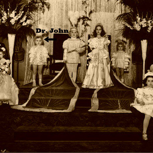 Young #DrJohn as a page in a 1947 #MardiGras Children’s Ball. #LundiGras #NewOrleans