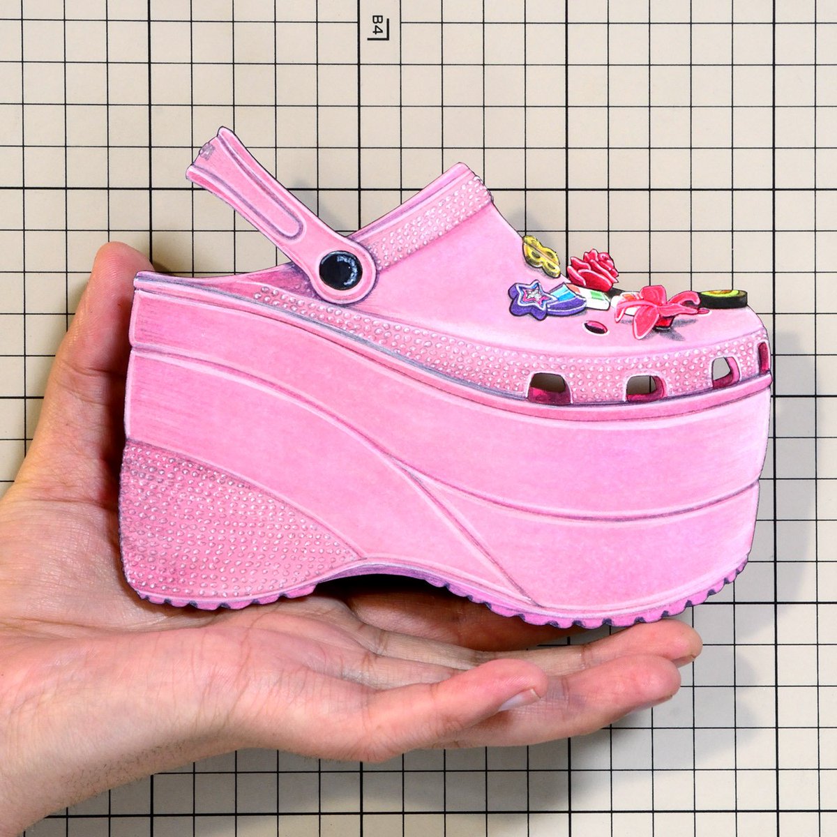 crocs platform balenciaga