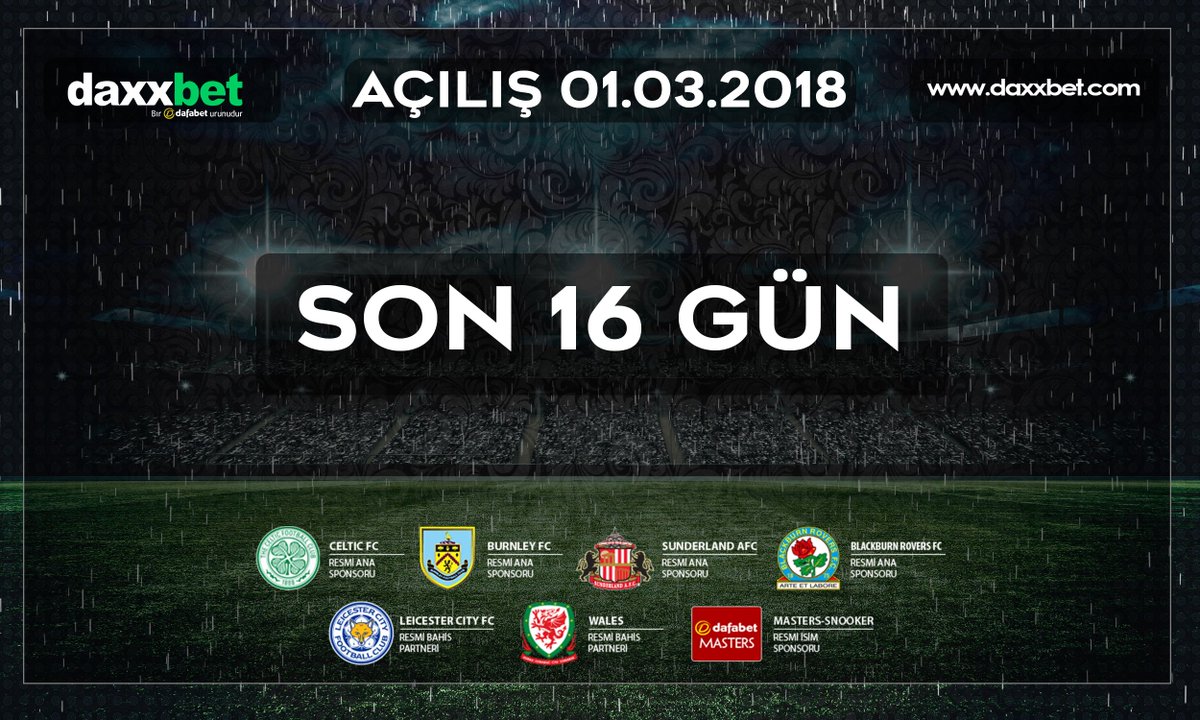 Daxxbet3's tweet photo. Dünya Bahis Sektörünün Lider DafaBet https://t.co/wjeRuuszji Markası ile Çok Yakında Türkiye Pazarında Son 16 Gün
#daxxbet #dafabet #casino #bashis #bet #beting #türkiye https://t.co/HEyFWh1GUN