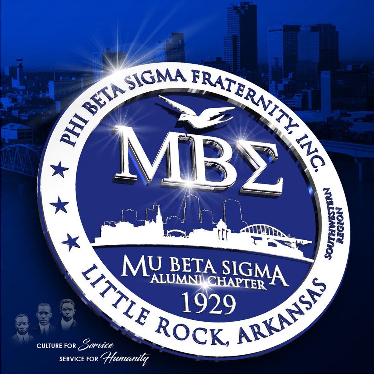 MuBetaSigma's tweet photo. We’re a big deal here in Arkansas! #pbs104 #culture #ΜΒΣ #southwesternregion #modelchapter #1929 #1914 #littlerock #arkansas #alumni https://t.co/9KHcXbWHdV