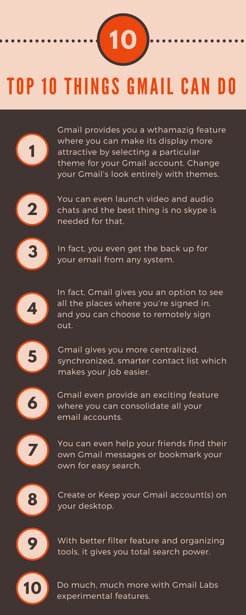 Vsupportllcs's tweet photo. #DIYTechTips
Top 10 Things Gmail Can Do By Vsupport LLC
Click the link https://t.co/1iLyQ1OGuq
#Gmail #tipsmonday #vsupportllc https://t.co/0eC1tBiwAI