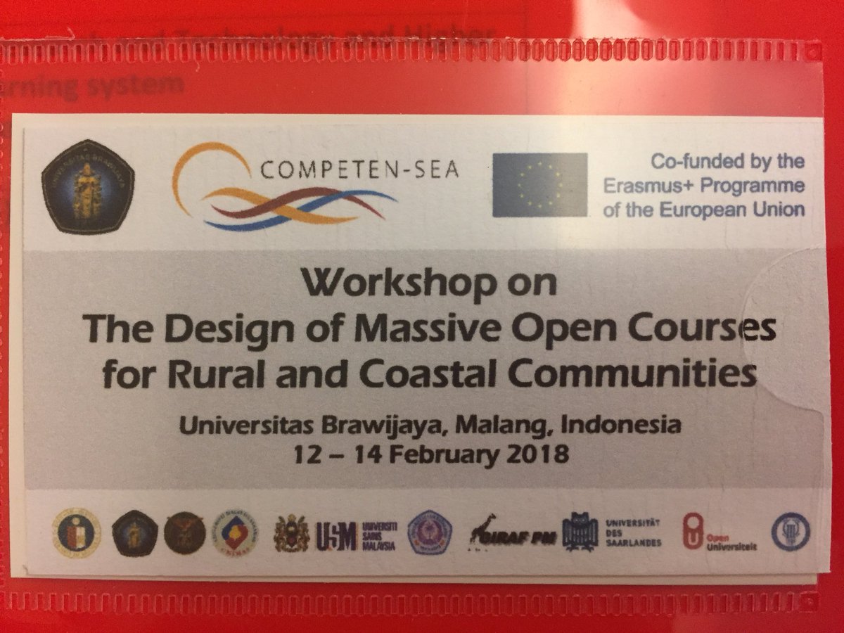 m_a_s_c's tweet photo. Opening of the OUNL-coordinated #competenSEA project’s workshop at Universitas Brawijaya in Malang, Indonesia. https://t.co/EVqaw6XzdE