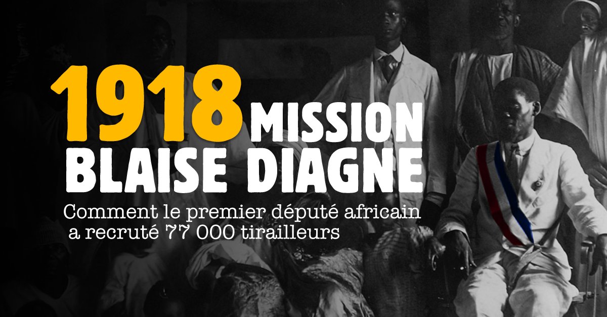 neracoulis's tweet image. #LongFormat : Comment Blaise Diagne, le premier député africain a recruté 77 000 tirailleurs en #1918
rfi.my/2GFs.T via @RFI