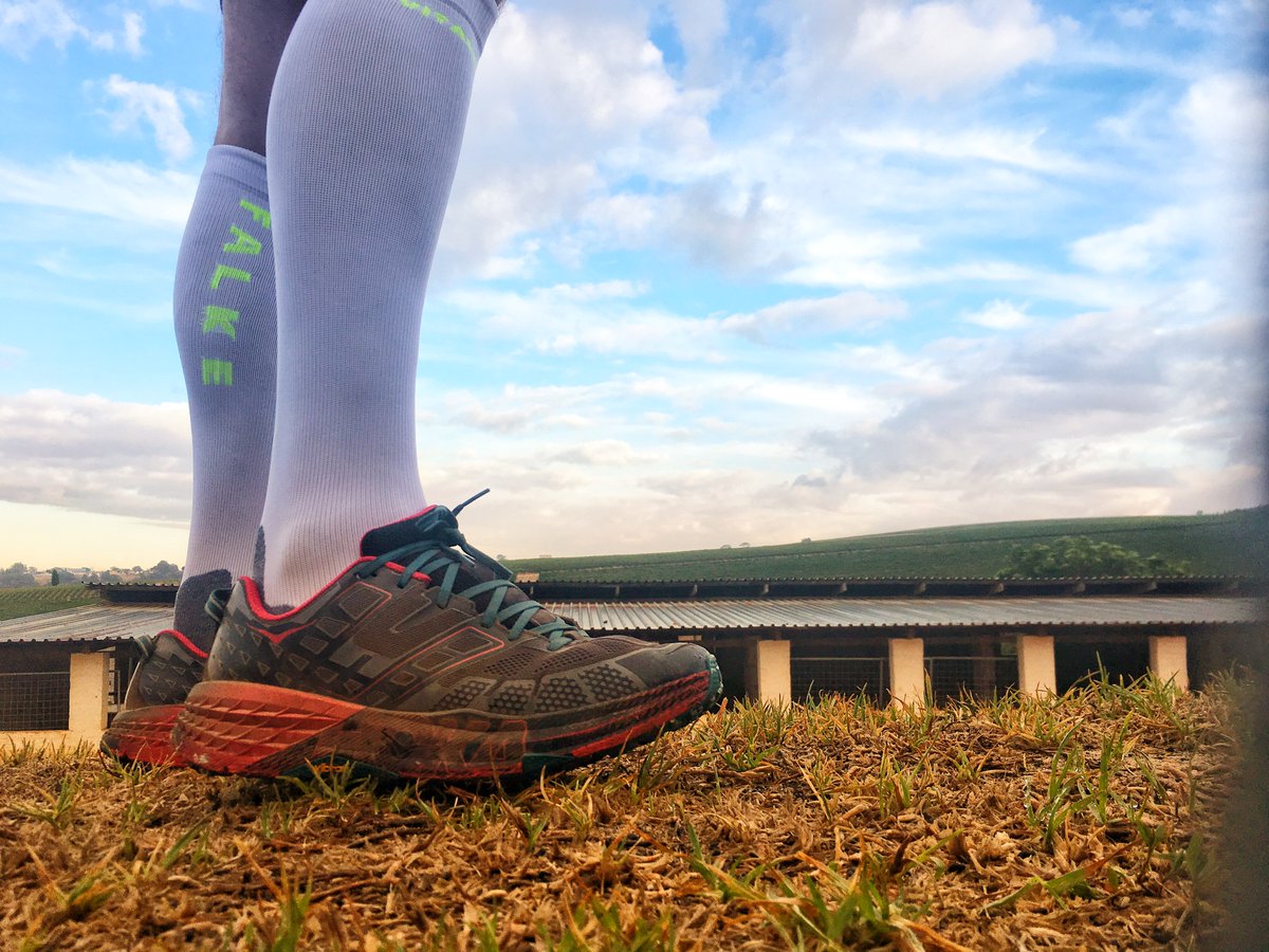 GeoffChisnall's tweet photo. What an epic weekend @FairtreeContour @dirtopia stage race! Well organized and will definitely be back next year! My @HOKA_ZA Speedgoat2 really protected my feet out there! Can’t say that for the rest of my body! YouTube video link is in my bio! #hoka #TimeToFly #FairtreeContour https://t.co/jXMqaO9t8O