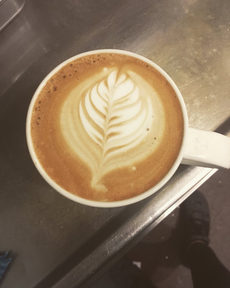Start your morning right with one of our handcrafted lattes #latte #latteart
