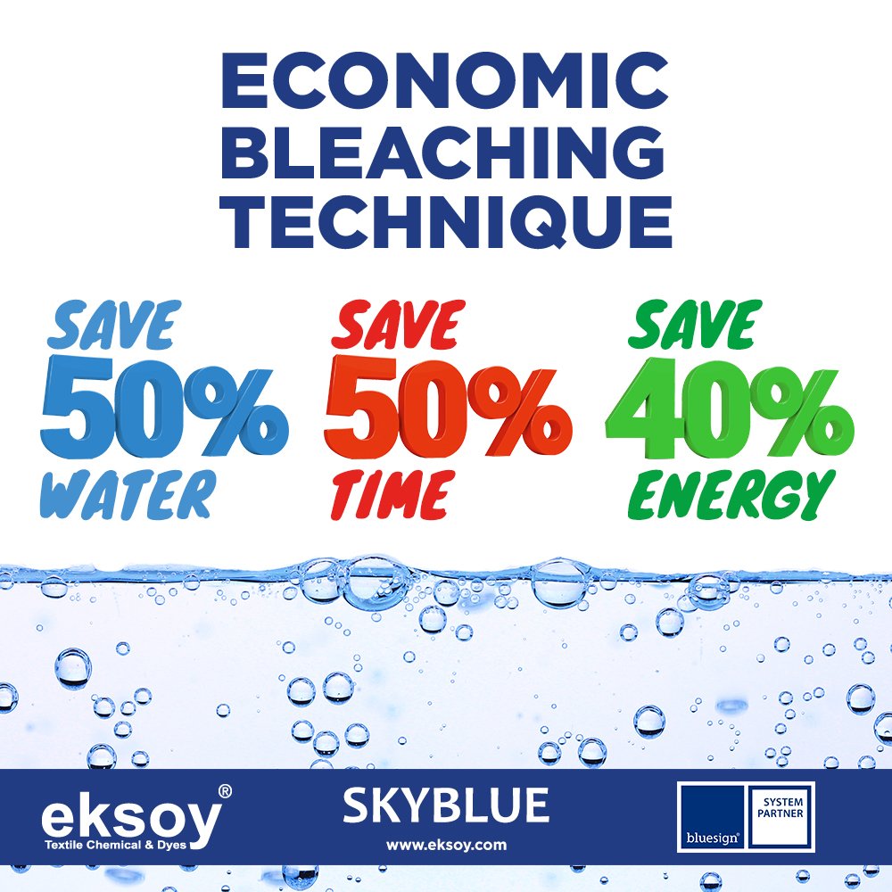 eksoykimya's tweet photo. Try our new SKYBLUE bleaching to drop your energy &amp; water costs. https://t.co/omoisSJCtZ