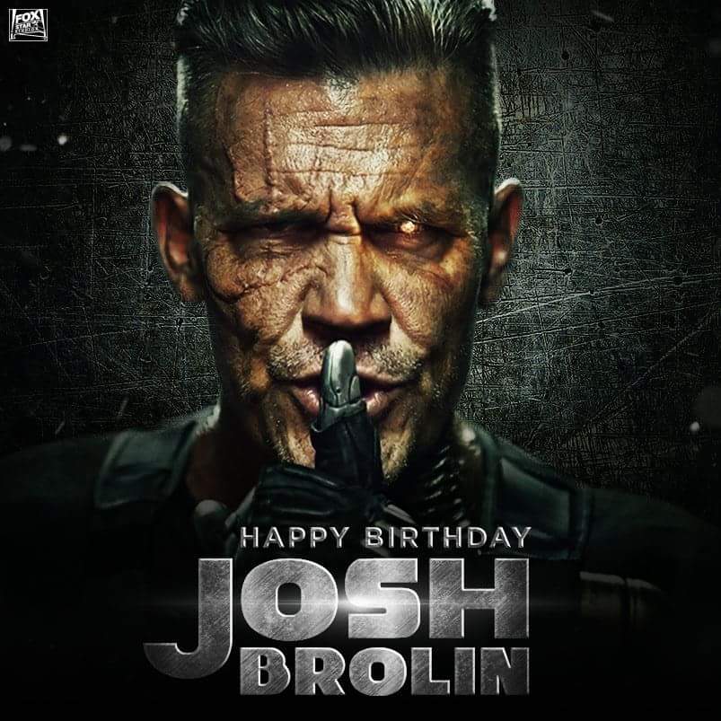 Happy birthday Josh Brolin       