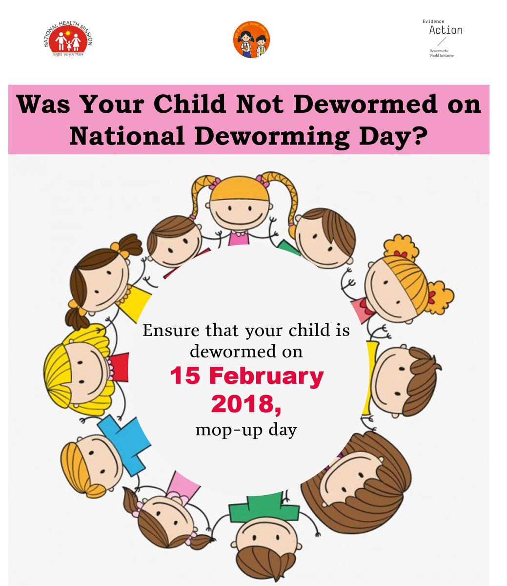 UttarakhandNHM's tweet photo. Kudos Uttarakhand for a successful #NationalDewormingDay.
Now we gear up for #MopUpDay on #15Feb @MoHFW_INDIA https://t.co/vIGWyxb1lK