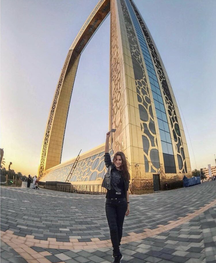 The Dubai Frame - Experience #Dubai, with Excursions Dubai excursionsdubai.com #Dubaiframe #mydubai #travel #holidays #wanderlust