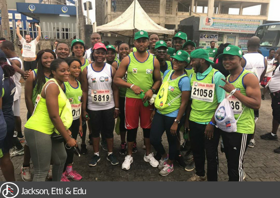 jeeafrica's tweet photo. It was a weekend full of energy and excitement as we took part in the #RunLagos #LagosCityMarathon #LagosCityMarathon2018 #Sports #WeWorkWePlay https://t.co/XrZOisgPhG