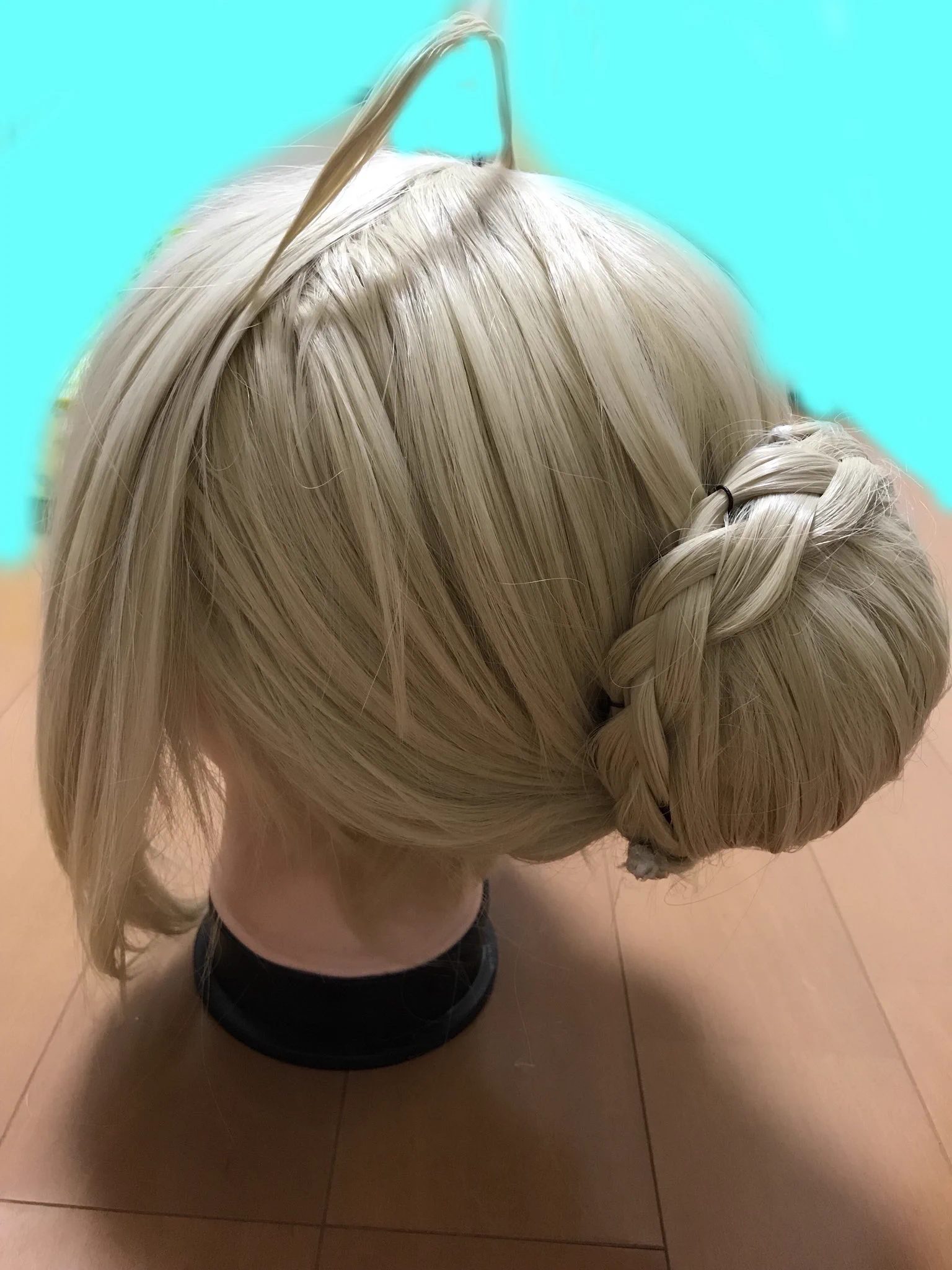 低コストでセイバーのウィッグを作れる？メンテナンス時間も短縮♪