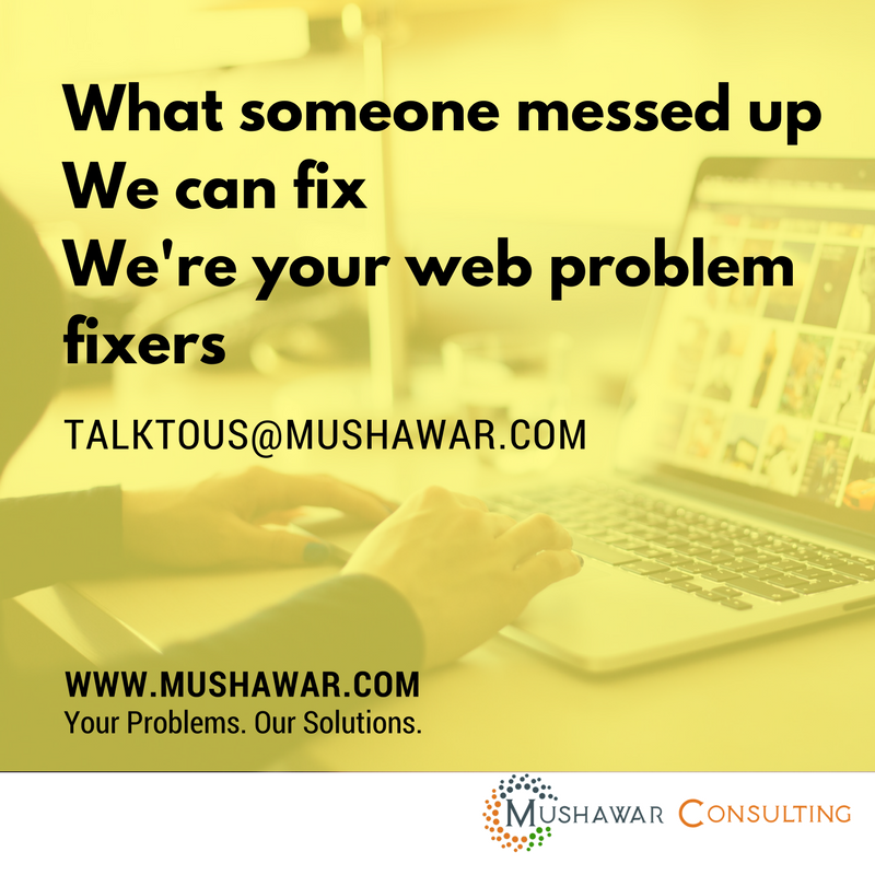 MushawarConsult's tweet photo. We can help you maintain your website and fix any problems that your previous Website designers couldn't. 

#mushawarconsulting #mushawarPK #webdesign #webdevelopment #websitesolutions #ITsolutions #webdesignsolutions #wordpress #Pakistan https://t.co/IibK8ZYNzq