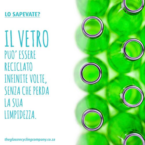 Una delle principali caratteristiche del #vetro è la #limpidezza. Riciclando bottiglie e vasetti questa caratteristica rimane intatta!