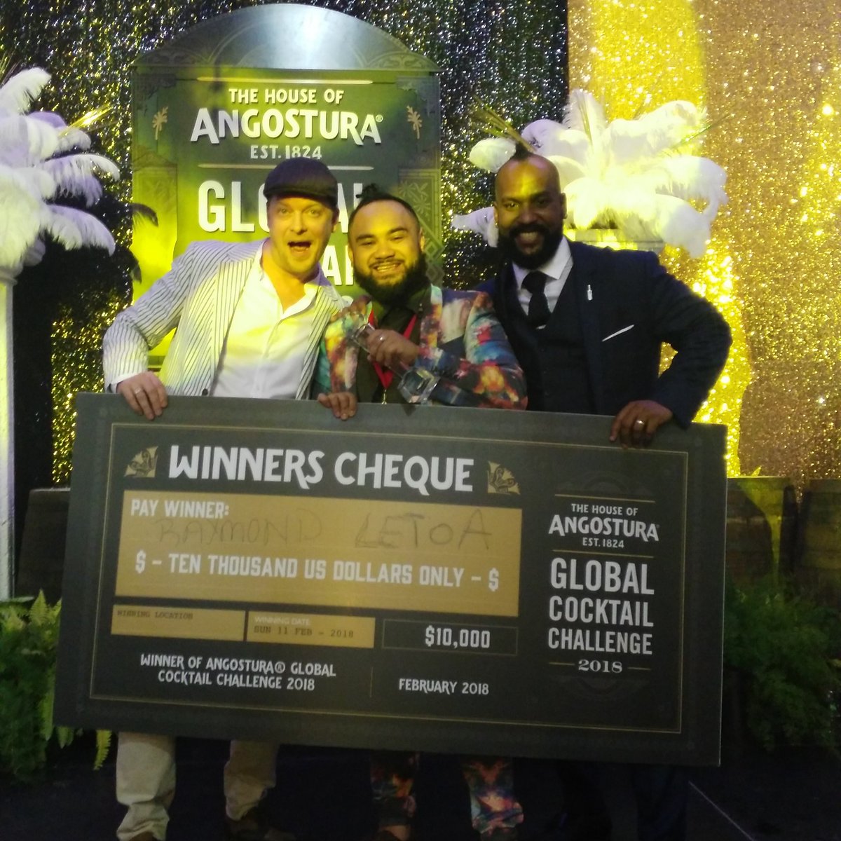 Thanks to all who tuned in for the Angostura Global Cocktail Challenge 2018 #AngoGCC - huge congratulations to our winner, Ray Letoa, who wins $10,000 and a chance to become an Angostura Brand Ambassador!