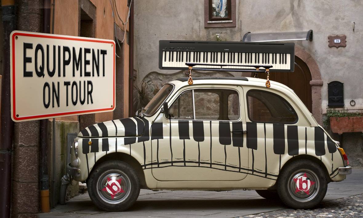 ¡Lunes! ¿Cómo le caería a un #pianista un coche así?