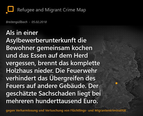 Flüchtlingskriminalität | #Breitengüßbach #Blaulicht #Polizei #Schauhin #Kriminalität refcrime.info/de/Crime/Show/…
