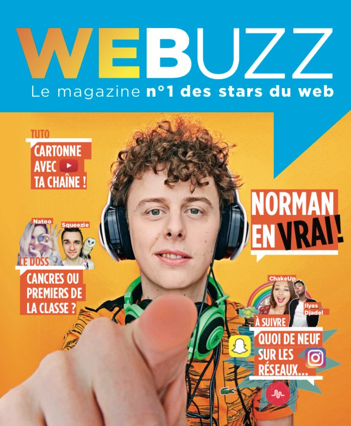 Olivennes's tweet photo. Lagardère Active lance #WeBuzz, le premier magazine des stars du web.

En kiosque ce mercredi 14 février. https://t.co/e0NR0XufvX