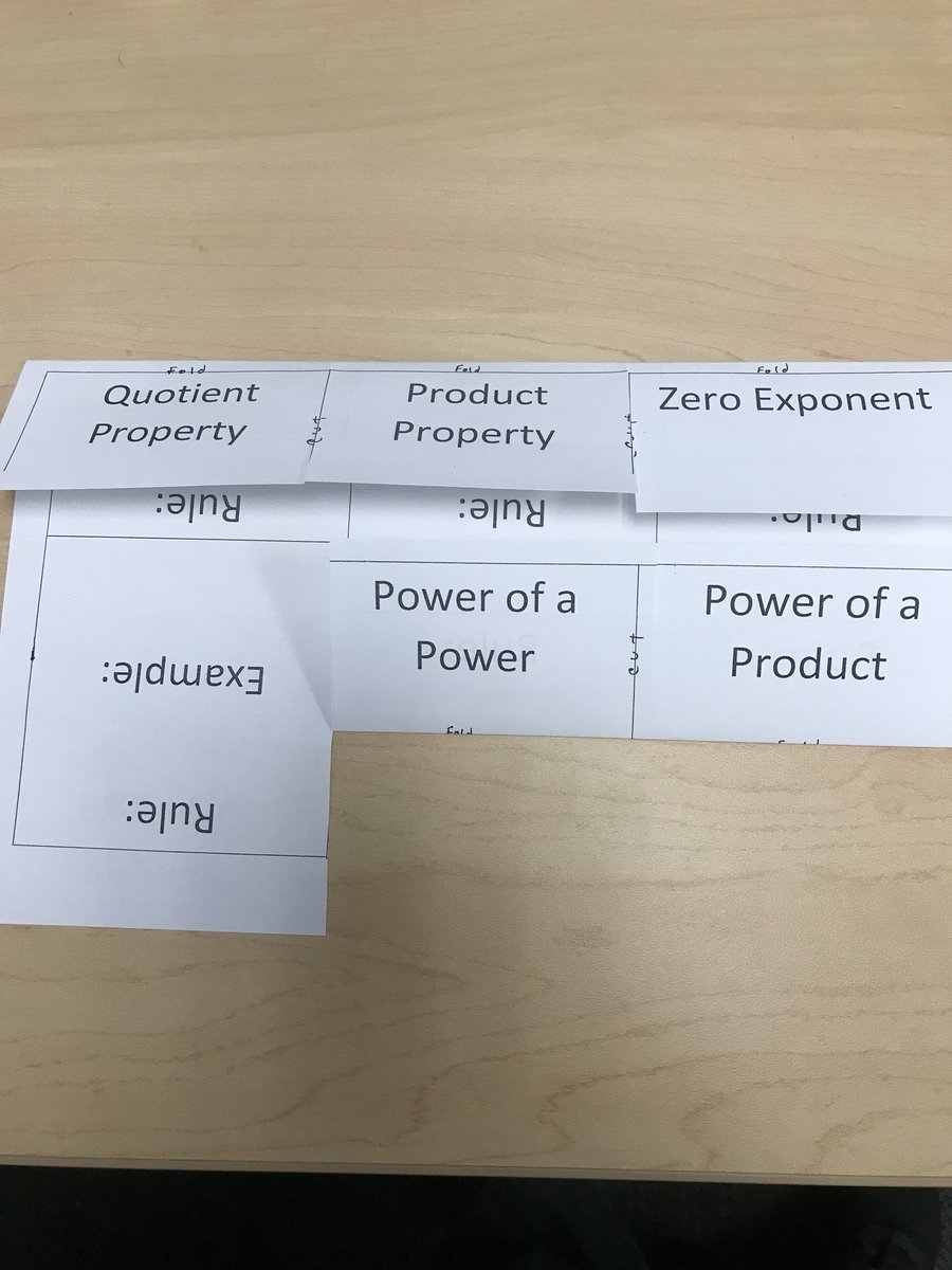 SHS_MathDept's tweet image. #FoldableFail .  All set to do our foldable in algebra and then I realized I copied the inside upside down.