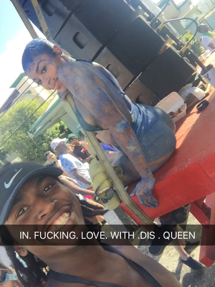 mccharlo97's tweet photo. So I finally met the Whole love of my life ‘inhale Me’ who I been seeing since 2016 Labor Day / Miami carnival and she gave me a hug. . And in those five seconds of pure bliss I almost wanted to vote for soda kingdom cuz she’s a monk dancer.
. But #Georgeforderoad #ILoveYou https://t.co/454dGe3ikU
