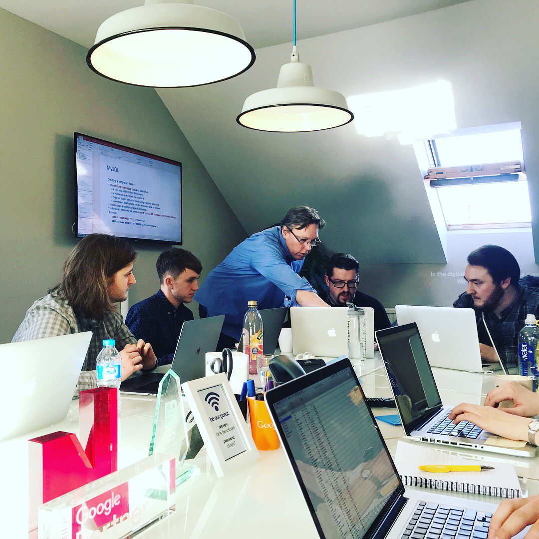 oliyeates's tweet image. “It’s what you learn after you know it all that counts” #johnwooden Our talented web team are well into a 3-day training session at #clickyhq getting a deeper understanding of #php development clicky.co.uk