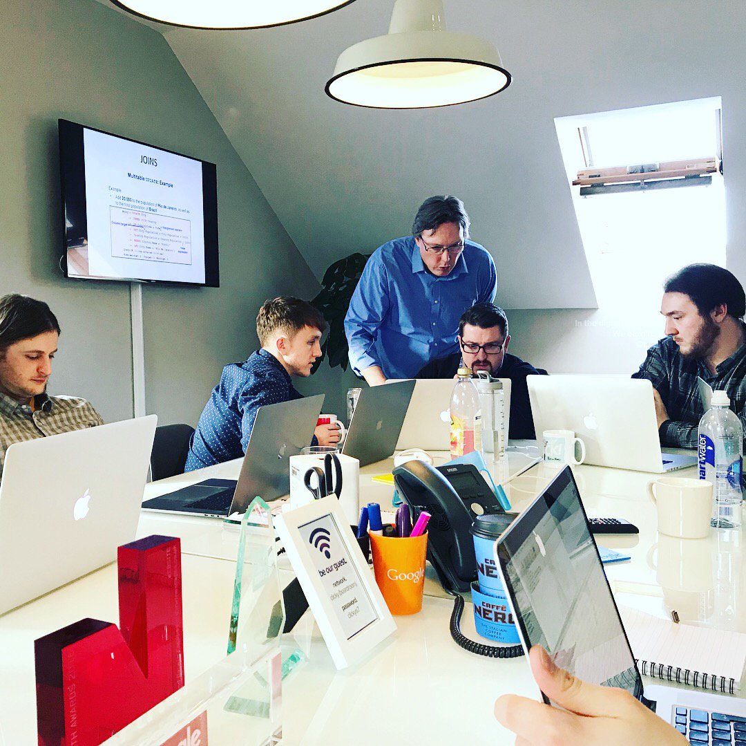 oliyeates's tweet image. “It’s what you learn after you know it all that counts” #johnwooden Our talented web team are well into a 3-day training session at #clickyhq getting a deeper understanding of #php development clicky.co.uk