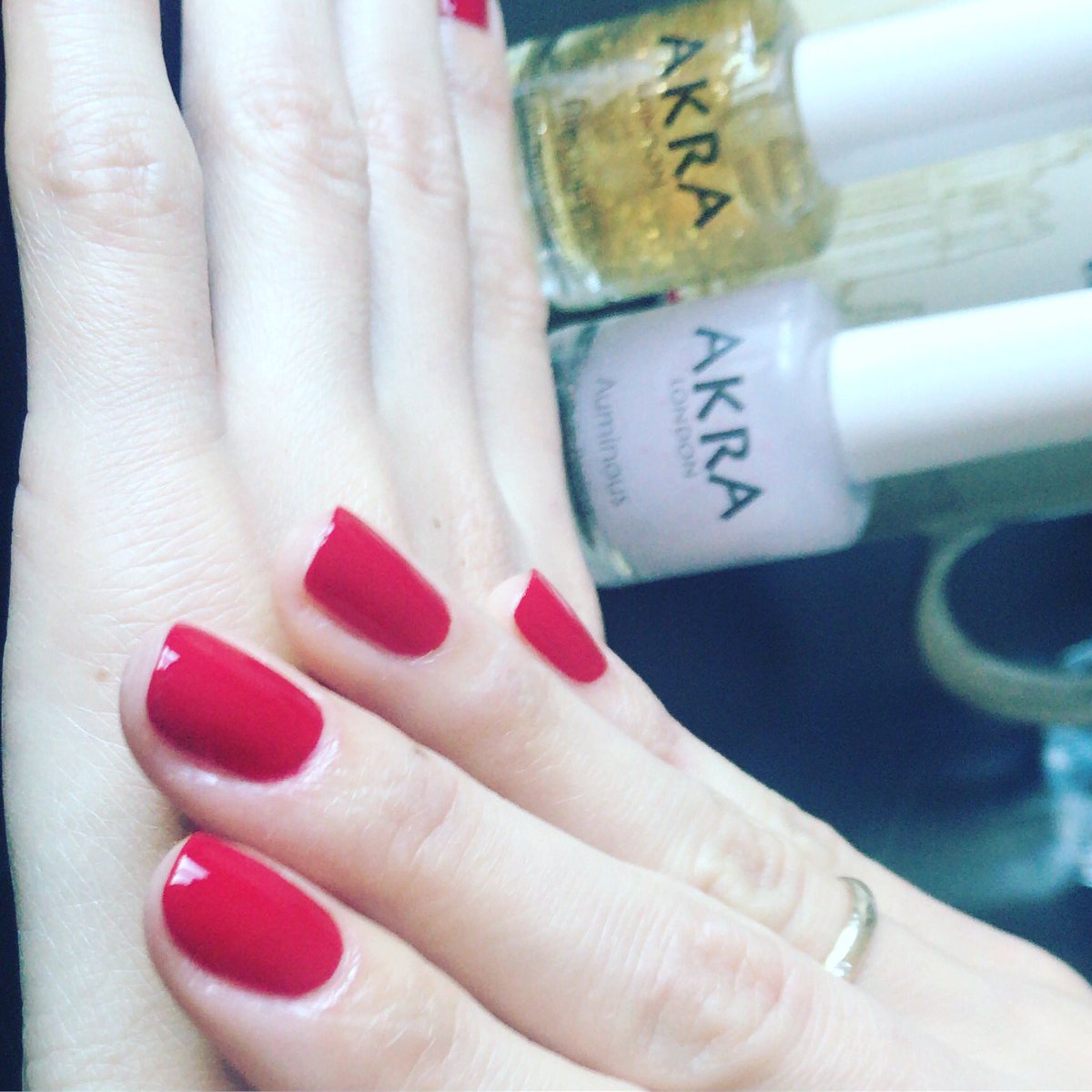 Akraboutique's tweet photo. Super excited with #Πrecious &amp; #Λuminous 🤗 #akralondon #fabuloushandsandfeet #glamorous #preciousasgold @evizempe https://t.co/GMPdYflFZQ